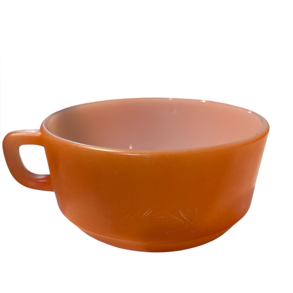 Anchor Hocking Fire King Vtg 1970's Soup Cereal Mug/Bowl